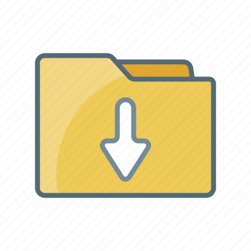 Backup, directory, document, down, download, file, folder icon - Download on Iconfinder