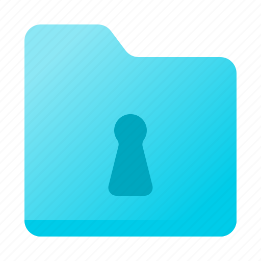 Folder, key, lock, password, security icon - Download on Iconfinder