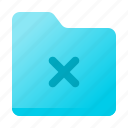 close, error, folder, storage, x