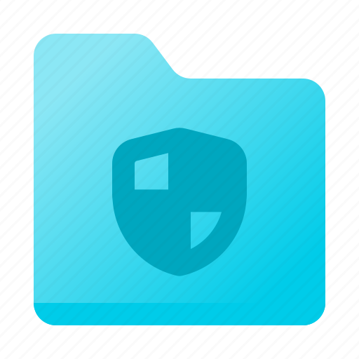 Document, folder, protection, security, shield icon - Download on Iconfinder