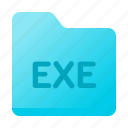 document, exe, folder, format, page 