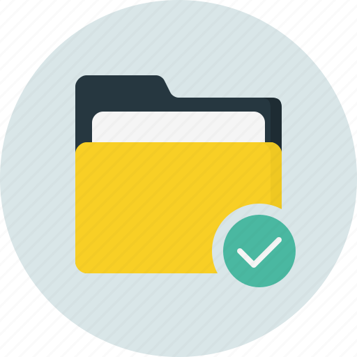 Approve, close, doc, document, folder, selected, yes icon - Download on Iconfinder