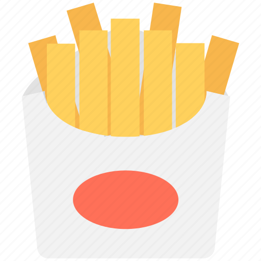 French fries, fries box, fries pack, frites, potato fries icon - Download on Iconfinder