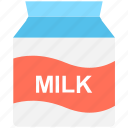 beverage, breakfast, milk bottle, milk container, milk jar 