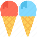 cone, cup cone, frozen dessert, ice cone, ice cream 
