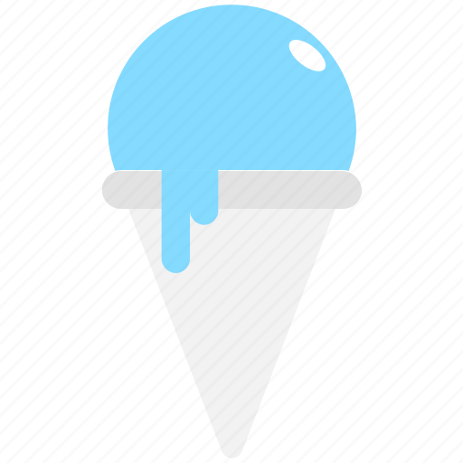 Cone, frozen dessert, ice cone, ice cream, sorbet icon - Download on Iconfinder