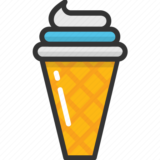 Dessert, frozen food, ice cone, ice cream, snow cone icon - Download on Iconfinder