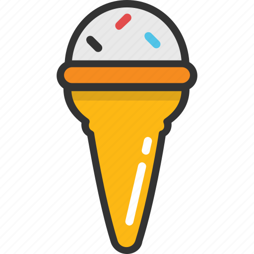 Dessert, frozen food, ice cone, ice cream, snow cone icon - Download on Iconfinder