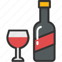 alcohol, beer bottle, drink, wine, wine glass