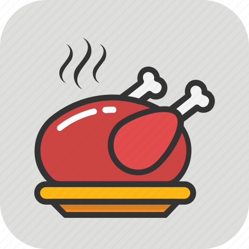 Chicken, food, grilled, roast, turkey roast icon - Download on Iconfinder