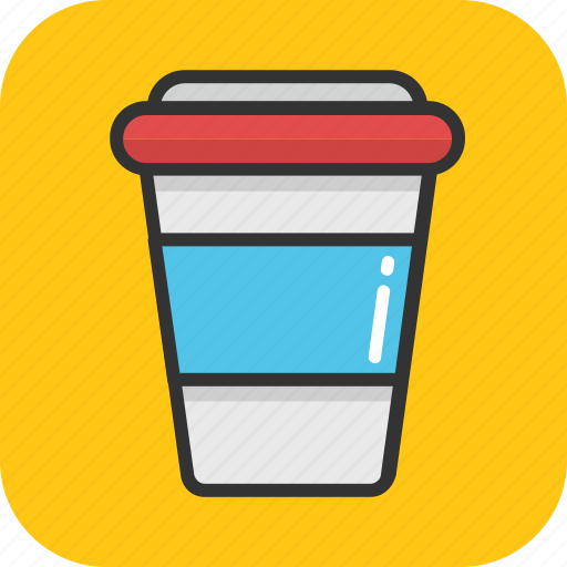 Coffee cup, cold coffee, disposable, espresso icon - Download on Iconfinder
