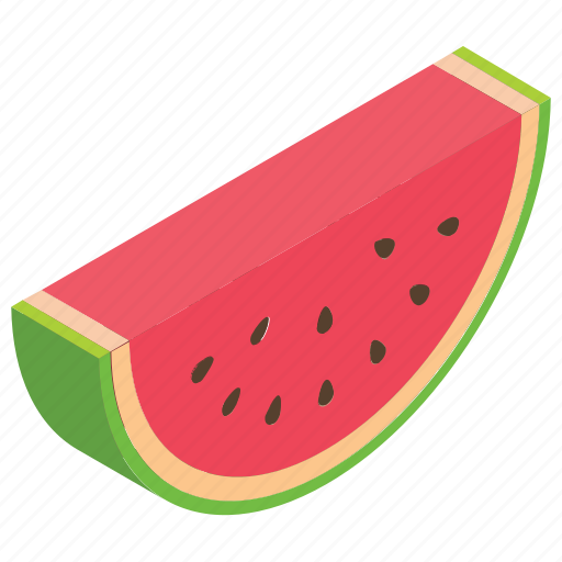 Food, fruit, juicy fruit, watermelon, watermelon slice icon - Download on Iconfinder