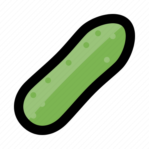 Cucumber, fresh, healthy, plant, salad, vegetable, vegetarian icon - Download on Iconfinder