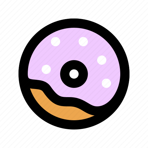 Doughnut, bakery, dessert, donut, snack, sweet, treat icon - Download on Iconfinder