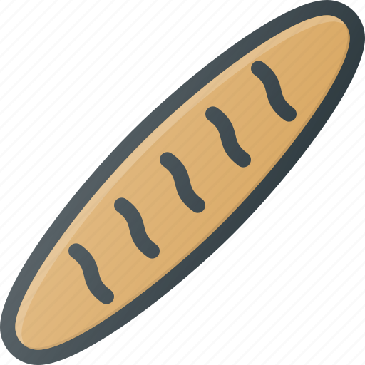 Baguette, bread, eat, food icon - Download on Iconfinder