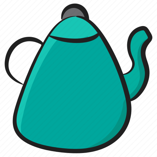 Electric kettle, kitchen utensil, tea, tea kettle, teapot icon - Download on Iconfinder