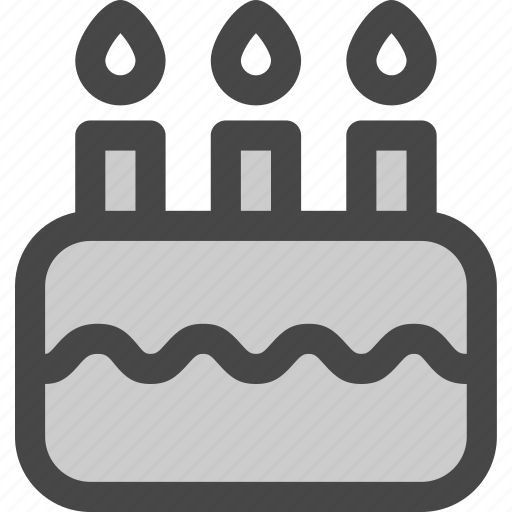 Birthday, cake, candles, dessert, food, party icon - Download on Iconfinder