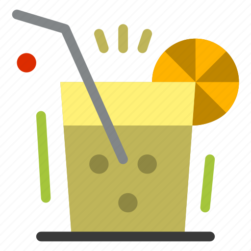 Glass, juice, lemon icon - Download on Iconfinder