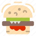 burger, cheese, fast, food