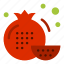 fruit, healthy, pomegranate