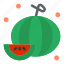 fruit, piece, watermelon 