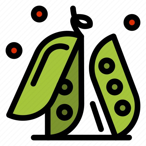 Food, peas, pod, vegetable icon - Download on Iconfinder