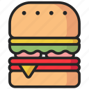 burger, fastfood, hamburger, junk food