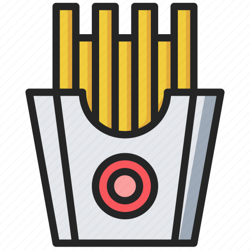 Fast food, food, potato, stick icon - Download on Iconfinder