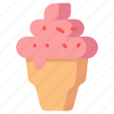 cream, dessert, ice, ice cream