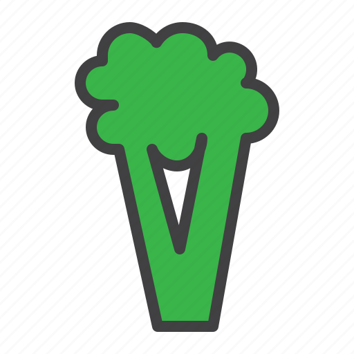 Broccoli, vegetable, vegetarian, food icon - Download on Iconfinder