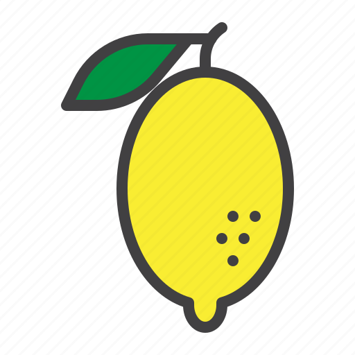 Lemon, citrus, fruit, leaf icon - Download on Iconfinder
