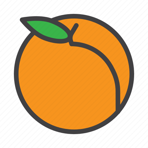 Peach, fruit, healthy, food icon - Download on Iconfinder