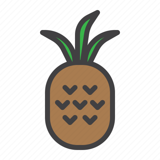 Pineapple, fruit, tropical, food icon - Download on Iconfinder