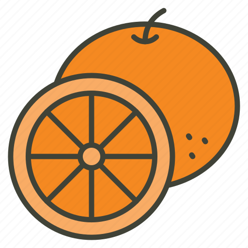 Orange, citrus, fruit, food, healthy, organic, tangerine icon - Download on Iconfinder