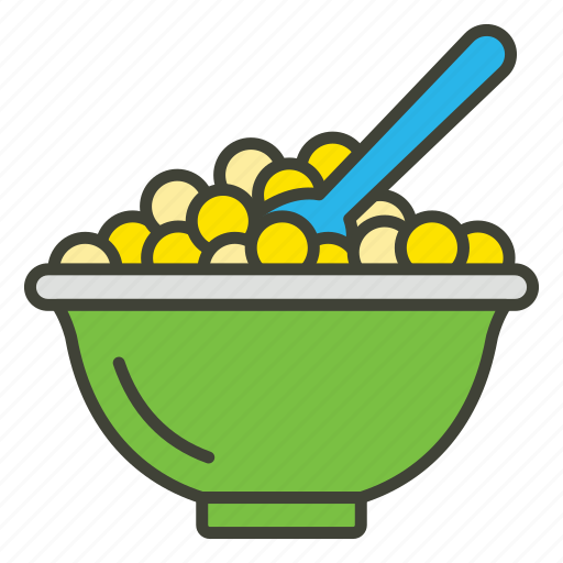 Cereals, bowl, breakfast, healthy, meal, porridge, food icon - Download on Iconfinder