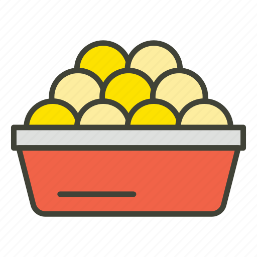 Food, balls, ladu, ladoo, sweet, dessert, indian icon - Download on Iconfinder