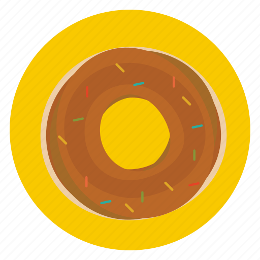 Donut, food, pastry, snack, sprinkles icon - Download on Iconfinder