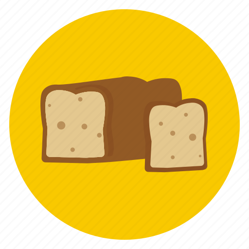 Bake, bread, food, loaf, slice icon - Download on Iconfinder