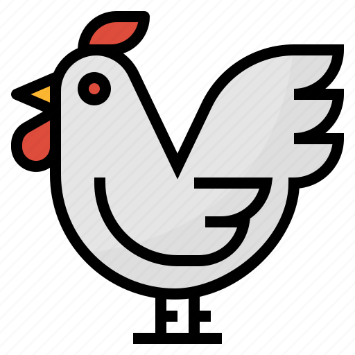 Animal, chicken, farm, rooster icon - Download on Iconfinder