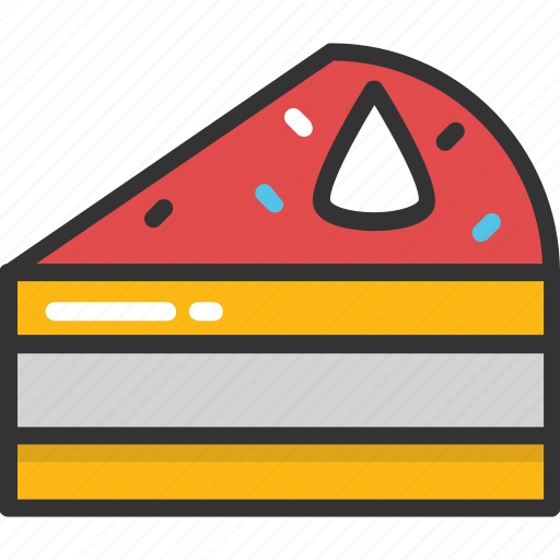 Bakery, cake piece, dessert, food, sweet icon - Download on Iconfinder