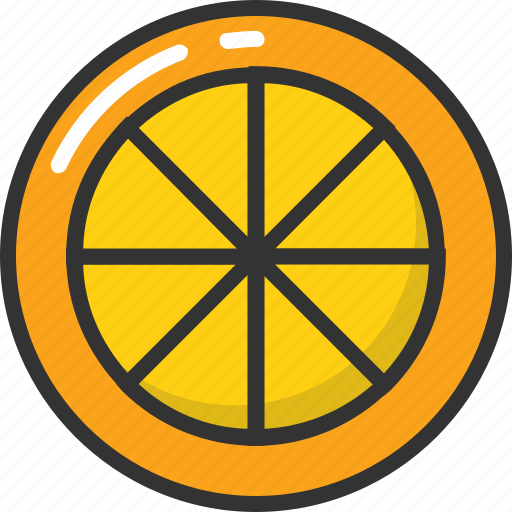 Citrus, food, fruit, lemon slice, orange slice icon - Download on Iconfinder