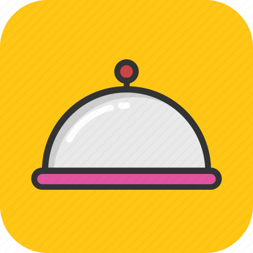 Chef platter, food, meal, platter, serving icon - Download on Iconfinder