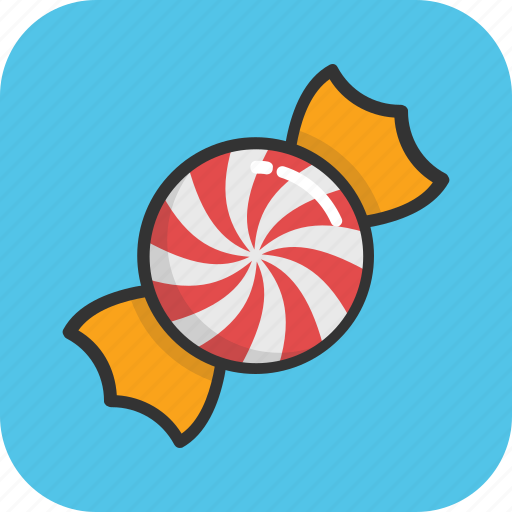 Candy, confectionery, sweet, toffee, wrapped icon - Download on Iconfinder