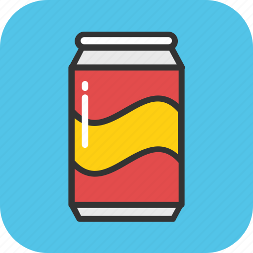Beverage, cola, drink, soda can, soft drink icon - Download on Iconfinder