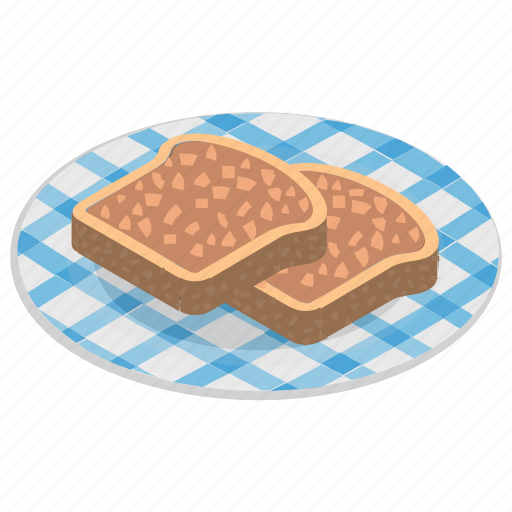 Nutella bread, nutella toast, sandwich spread, toast bread, toast milk icon - Download on Iconfinder