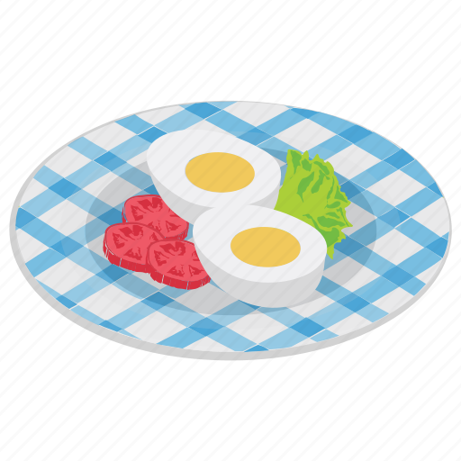 Boiled eggs, breakfast, cooked eggs, eggs, hard eggs, sliced eggs icon - Download on Iconfinder
