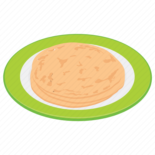 Bread, chapati, chapati bread, flatbread, homemade chapati icon - Download on Iconfinder