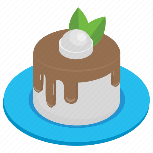 Cake, chocolate cake, cream cake, dessert, sweet food icon - Download on Iconfinder