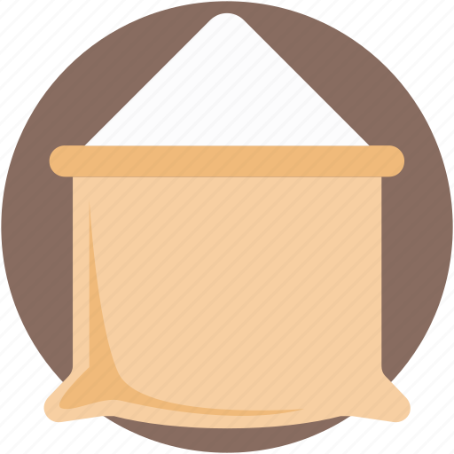 Flour bag, flour pack, flour sack, salt sack, sugar sack icon - Download on Iconfinder