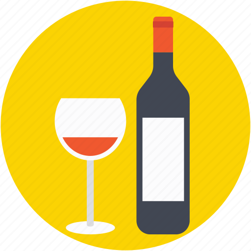 Alcohol, beer bottle, wine, wine bottle, wine glass icon - Download on Iconfinder